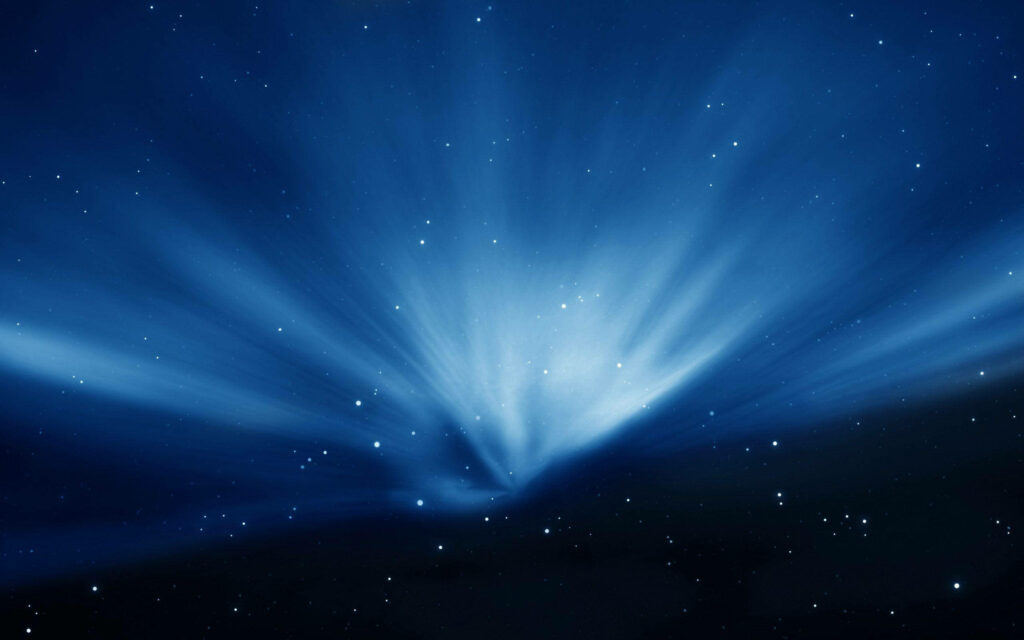 Blue Light Creativity: Revamp your Workspace with Mac Desktop Wallpaper