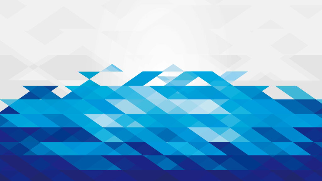 Whirling Waves of Blue and White: Mesmerizing 4K Abstract Wallpaper