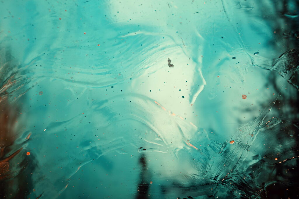 Translucent Abstraction: Blurred Glass Spots – Captivating 4K Wallpaper Background