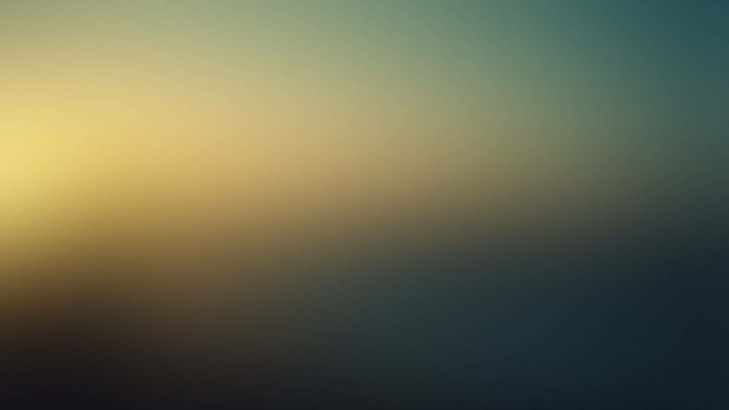 Serene gradient wallpaper with warm golden light blending to calming cool blue abstract background