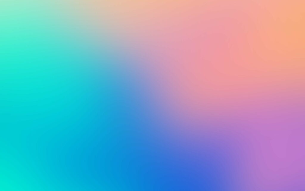 4K abstract wallpaper with blurred teal peach and purple gradient minimalist desktop background