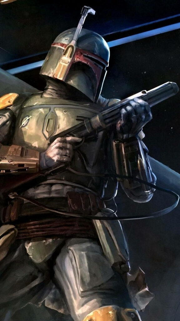 Boba Fett Wallpaper: Iconic Mandalorian Bounty Hunter Background