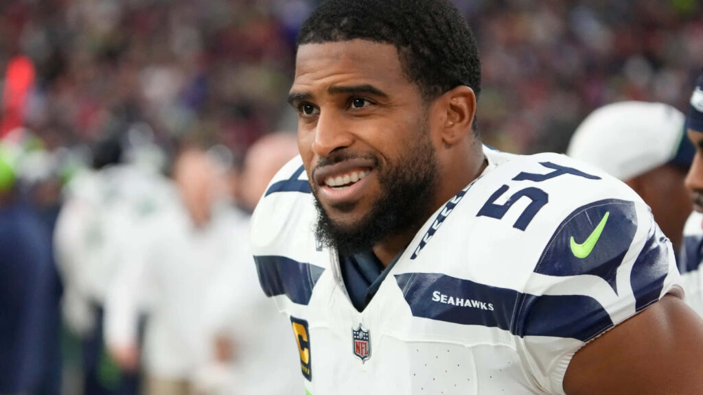 Bobby Wagner Seattle Seahawks linebacker game day focused determined expression wallpaper