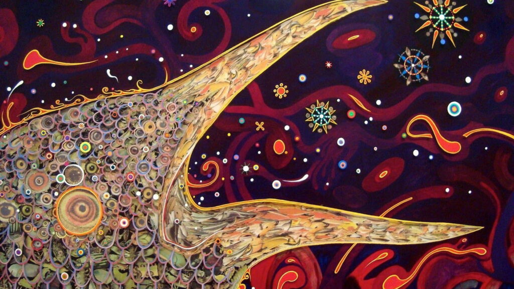 Boho Bird Shapes: Captivating HD Wallpaper Background Art