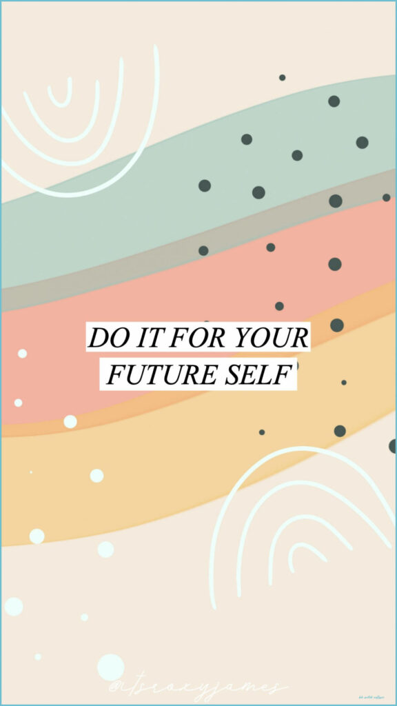 Boho iPhone Wallpaper: Soft Hues & Inspiring Quote for Calm Aesthetic