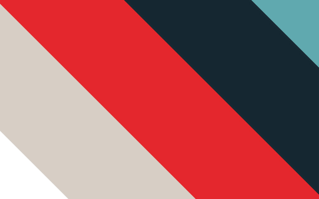 Bold Abstract Minimalist Wallpaper: Diagonal Stripes in Beige & Red