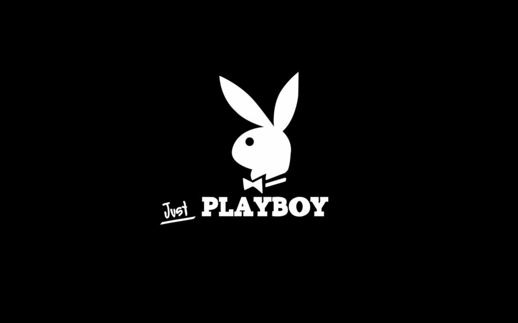 Iconic Brand Promotion in High-Definition: Vibrant Playboy Logo as QHD Wallpaper