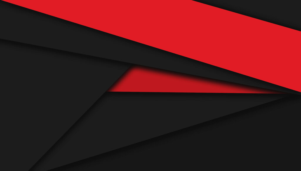 Bold Black and Red Geometric Wallpaper Background Design