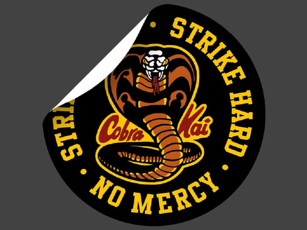 Fierce Cobra Kai Wallpaper: Strike Hard, Strike First, No Mercy