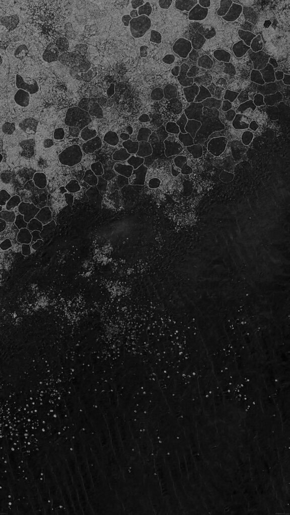 Dark Artistic Wallpaper: Textured Black with Bold Paint Blotches