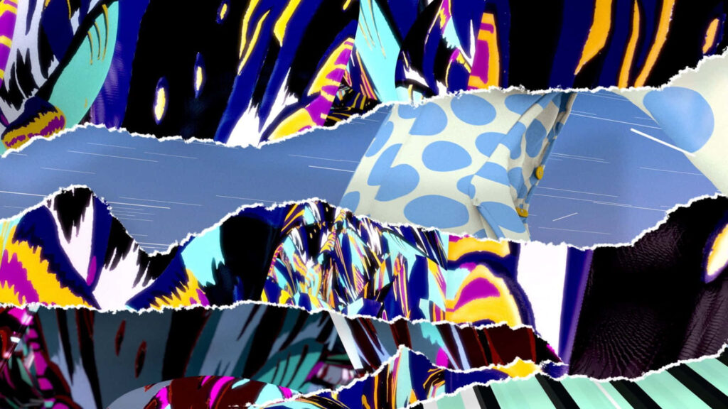 Vibrant Kenzo-Inspired Wallpaper: Dynamic Patterns & Bold Colors