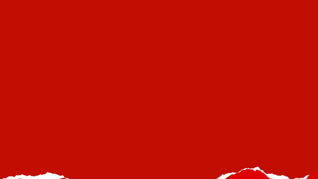 Vibrant Red Ripped Wallpaper: Bold Minimalistic Background Design