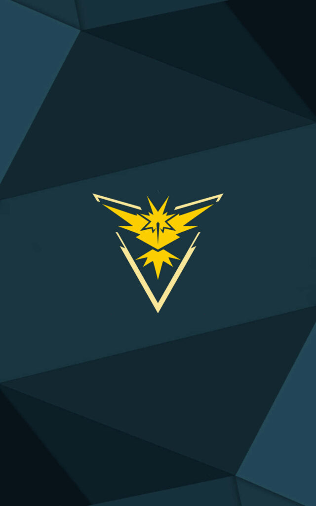 Bold Team Instinct Logo Wallpaper on Dark Geometric Background