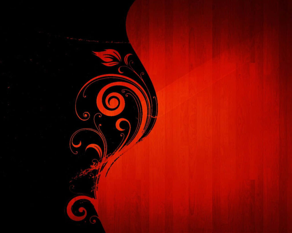 Bold Red and Black Abstract Wallpaper - Captivating Background Design