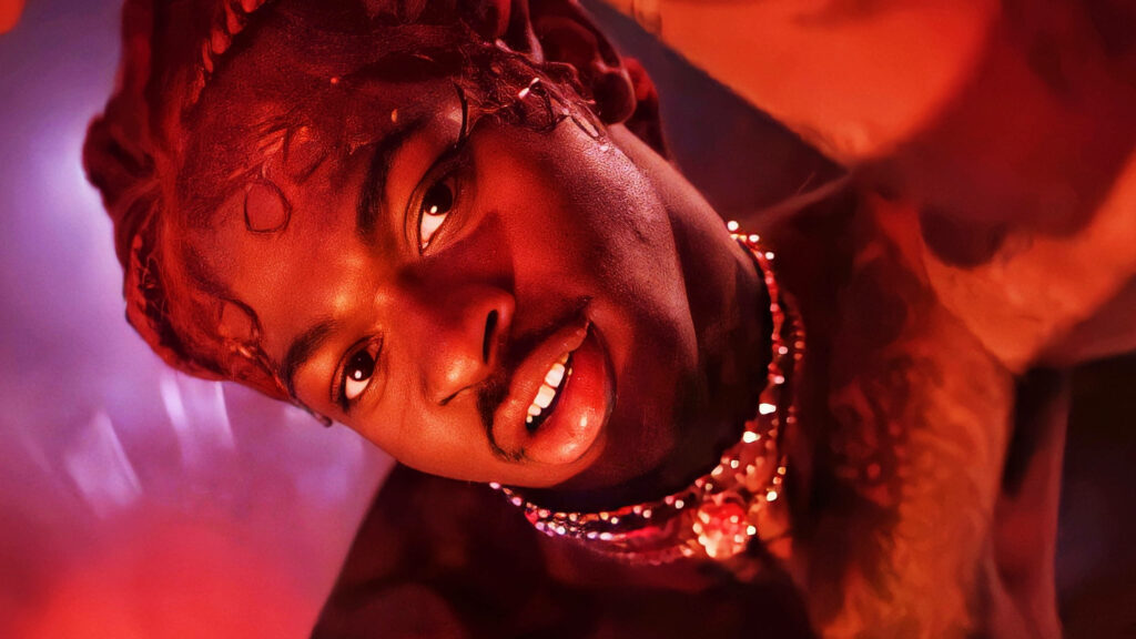 Lil Nas X: Captivating Red Aesthetic Wallpaper Background