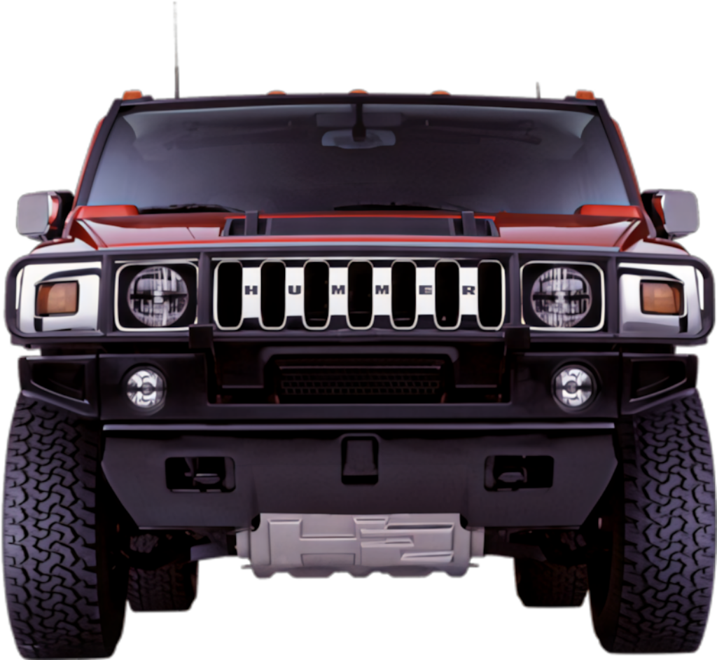 Bold Red Hummer H2 Wallpaper - Iconic Design & Rugged Appeal PNG
