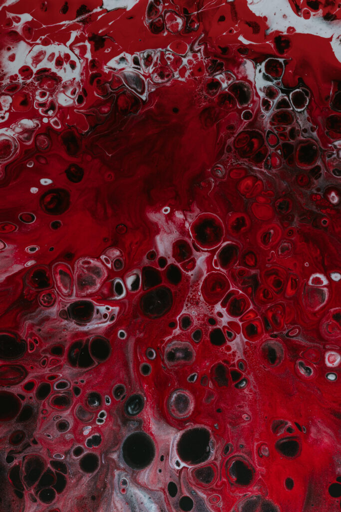 Bold Red Liquid Texture Wallpaper - 4000x6000 Abstract Background