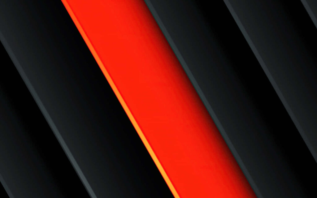 Vibrant Red Stripe on Dark Abstract Lines - Modern Wallpaper Design