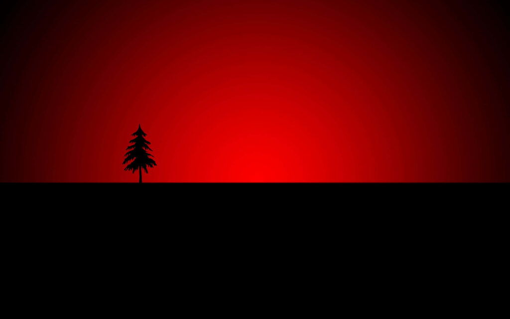 Daring Red and Black Background: Elevate Your Space with an Arresting Contrast Wallpaper