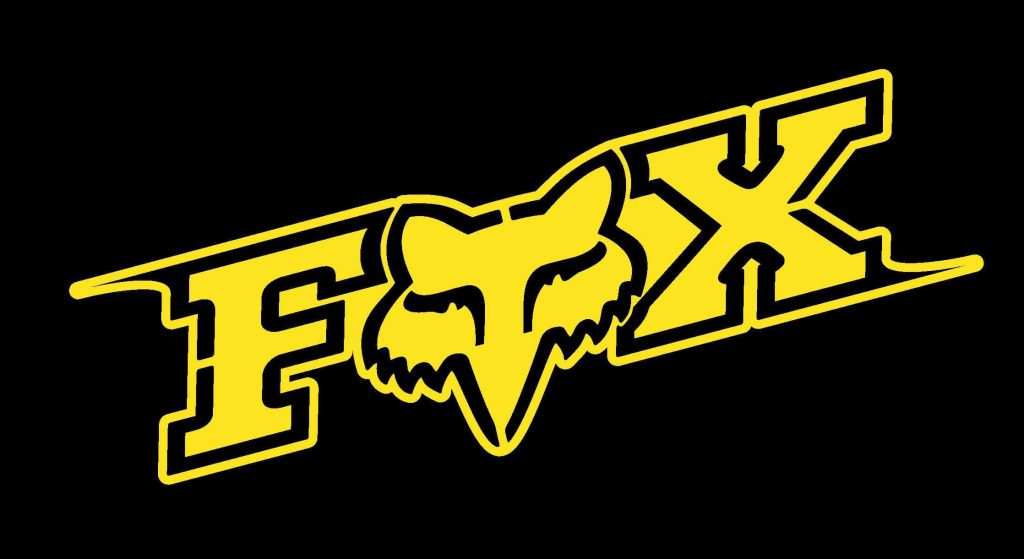 Bold Fox Racing logo yellow fox head on black background motocross wallpaper background