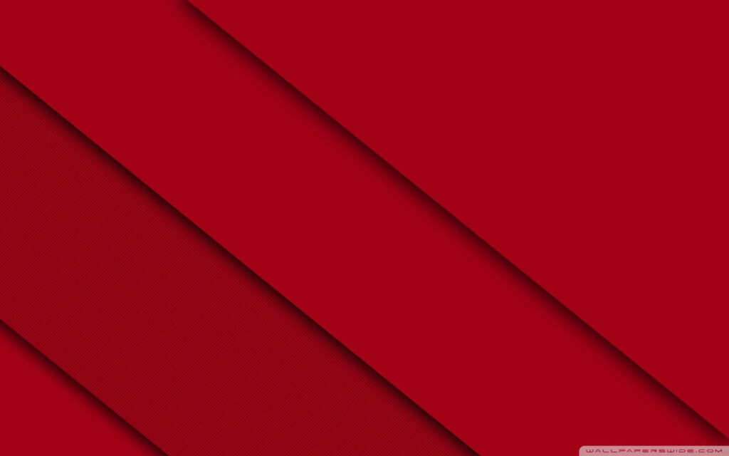 Bold minimalist red diagonal stripes with black shadows for modern 3D desktop wallpaper