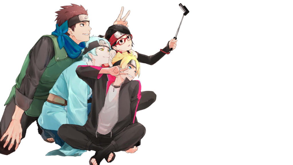 Embark on an Epic Adventure with Boruto and the Resilient Shinobi Clan Wallpaper