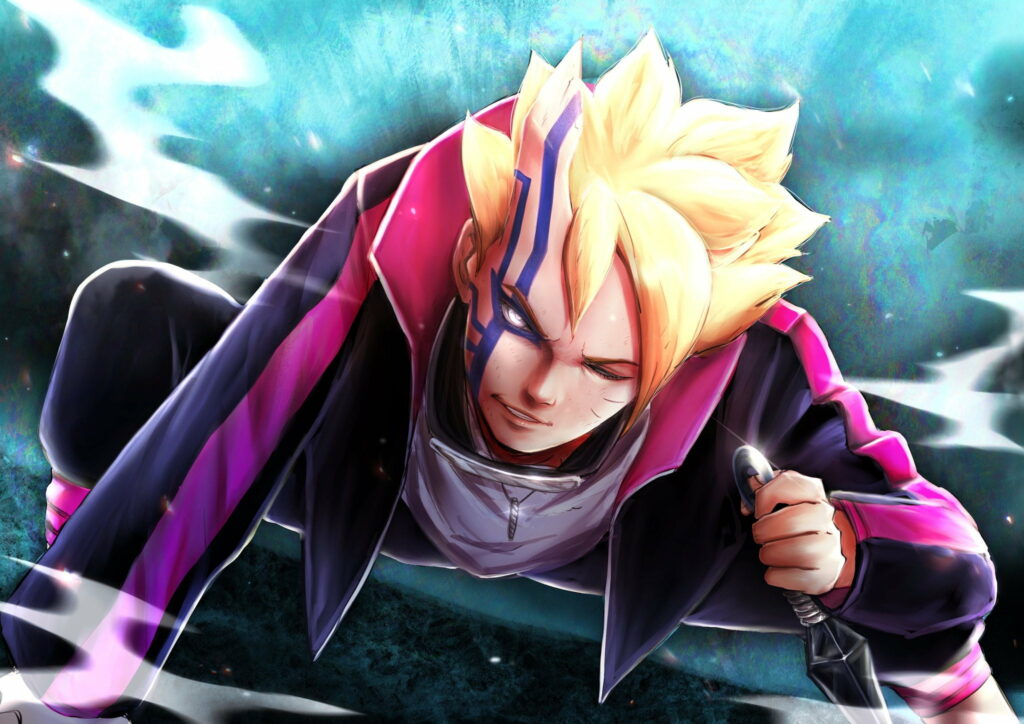 The Powerful Fusion: Borushiki in Close-Up - HD Anime Wallpaper