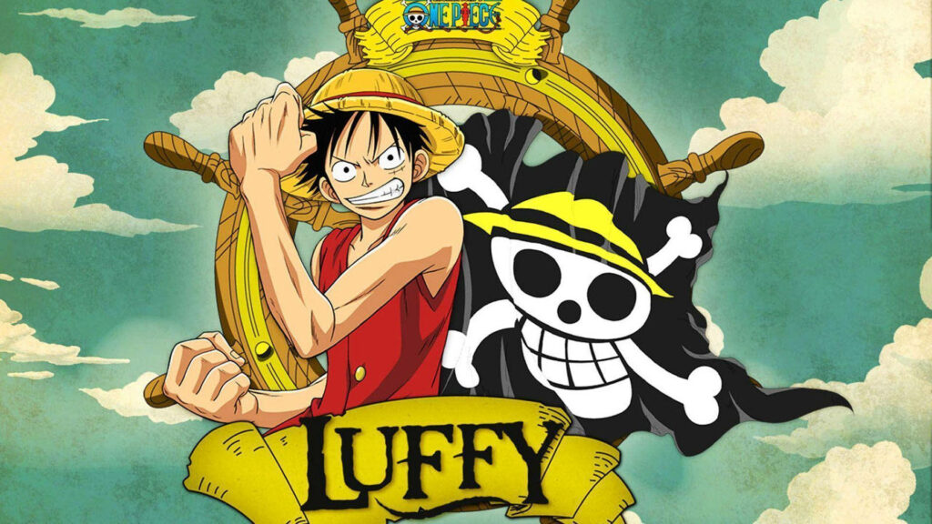 A Dazzling Portrait of Luffy and Chopper Embracing Adventure Wallpaper