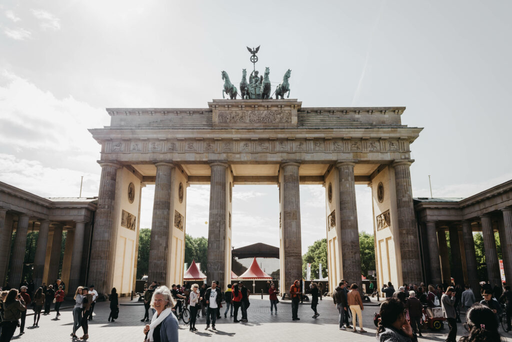 Brandenburg Gate Wallpaper: Neoclassical Architecture in Berlin