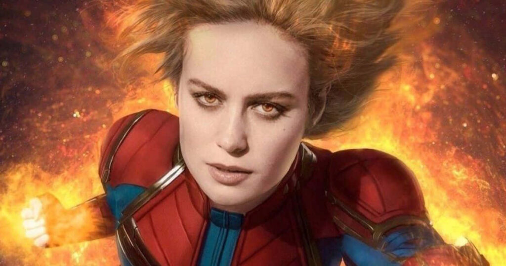 Brie Larson returns as Captain Marvel to tackle a formidable adversary in the highly-anticipated sequel, embracing her unwavering bravery Wallpaper