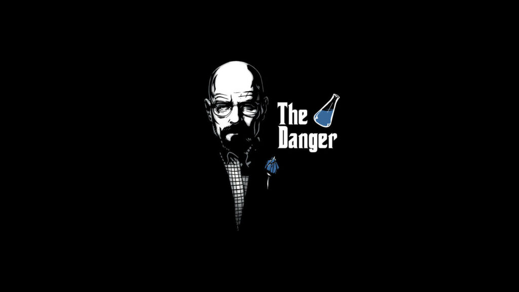 Walter White Wallpaper: Dark Minimalist Design with 'The Danger'