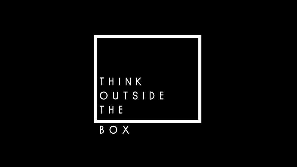 Black Box: Thinking Outside the Bounds of Convention - A Captivating Aesthetic Desktop Wallpaper