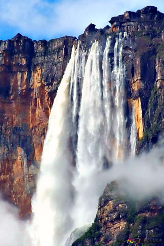Stunning Angel Falls Wallpaper: Breathtaking Waterfall and Nature Background