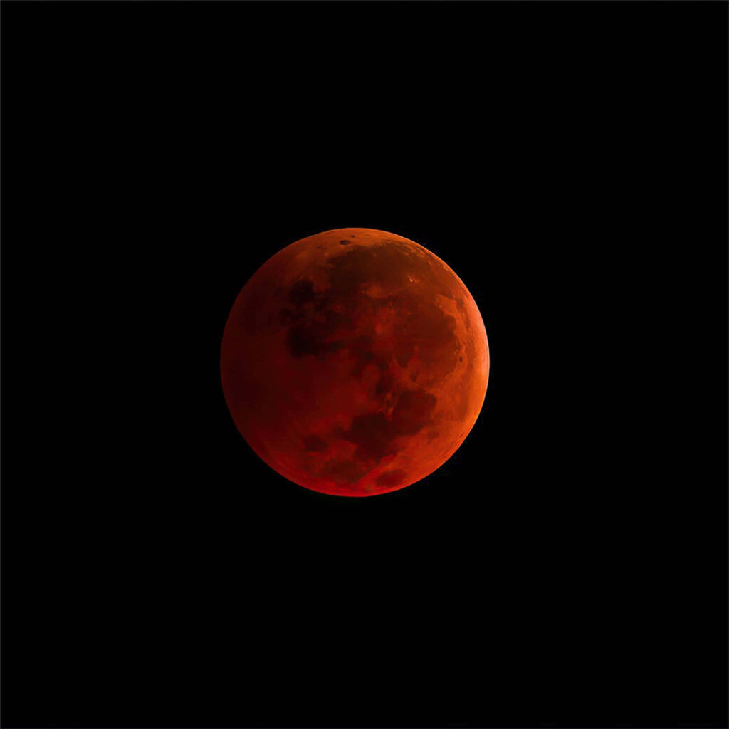 Breathtaking Blood Moon Wallpaper from January 2018 - Total Lunar Eclipse