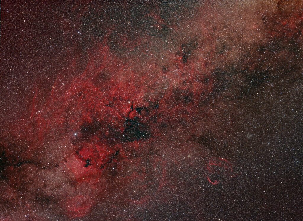 Breathtaking Red Nebula Wallpaper - Stunning Deep Space Background