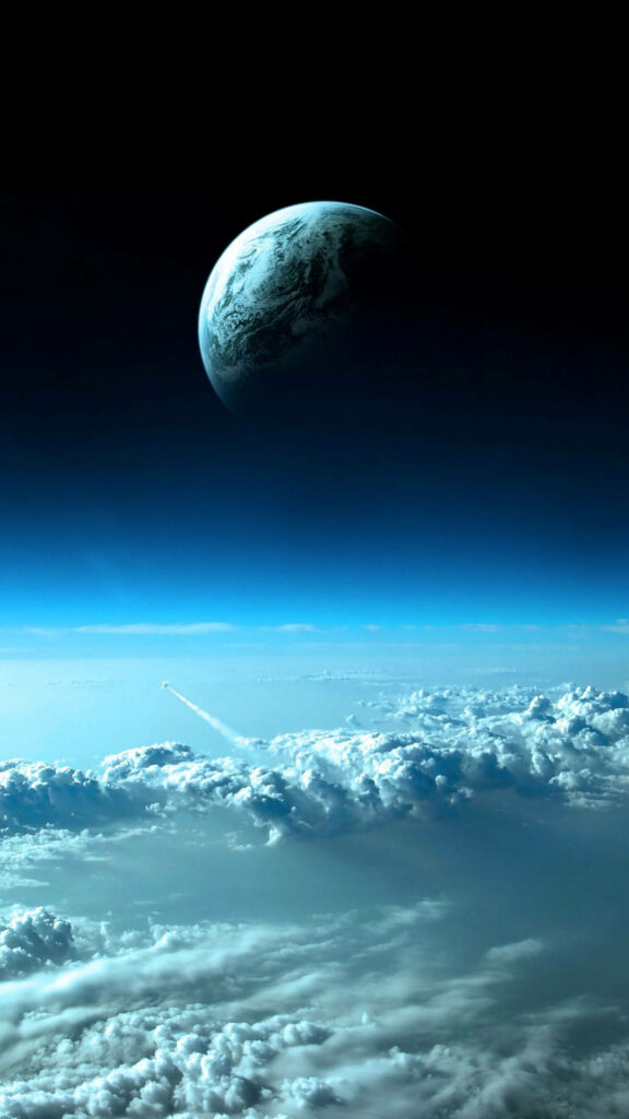 Breathtaking Earth View Wallpaper: Curvature & Cosmos Beauty