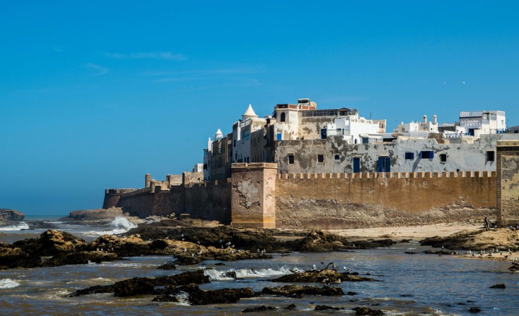 Stunning Essaouira City View: Historic Architecture & Oceanfront Wallpaper