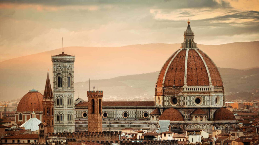 Breathtaking Florence Cathedral Dome: Stunning Wallpaper Background