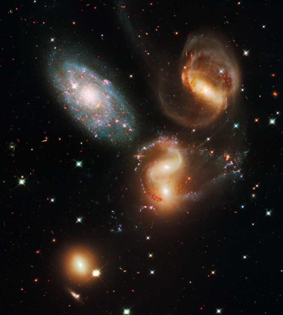 Stunning Wallpaper: Vivid Galaxies and Cosmic Beauty Background