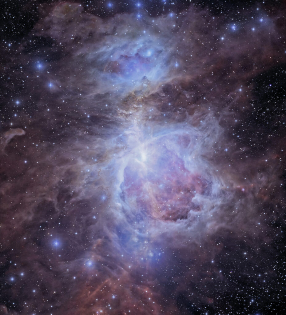 Stunning Galaxy Wallpaper: Vibrant Blue & Purple Cosmic Background