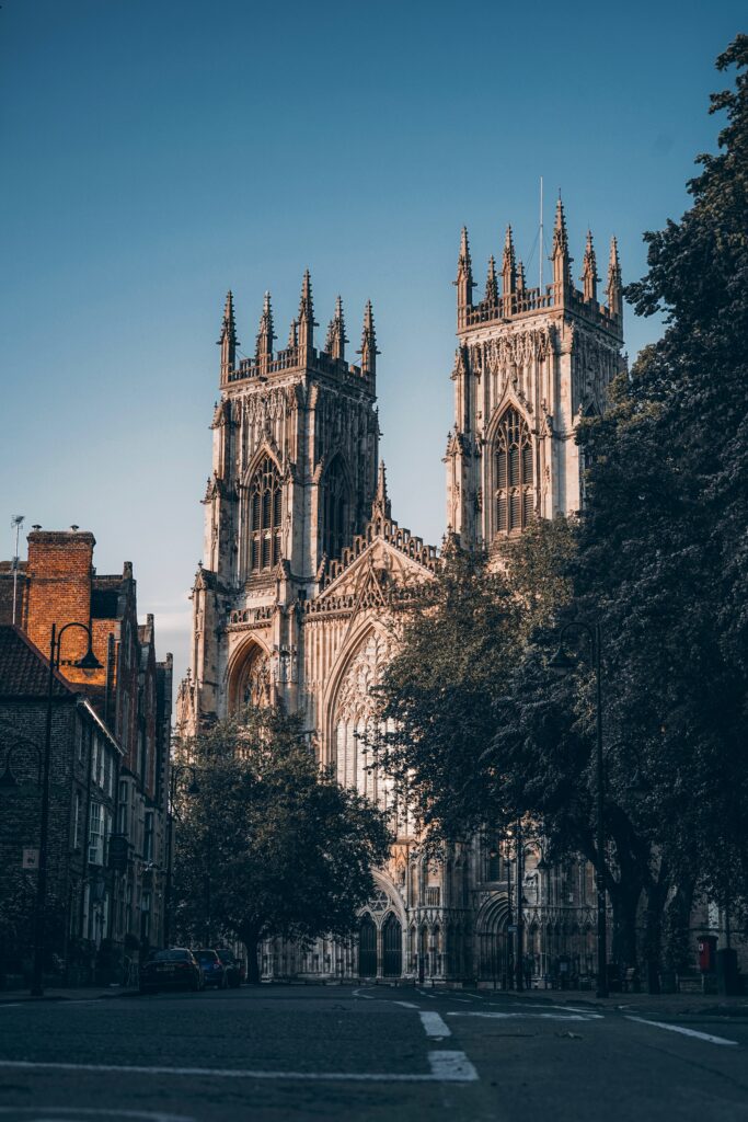 Gothic Cathedral Wallpaper: Stunning Architecture & Urban Serenity