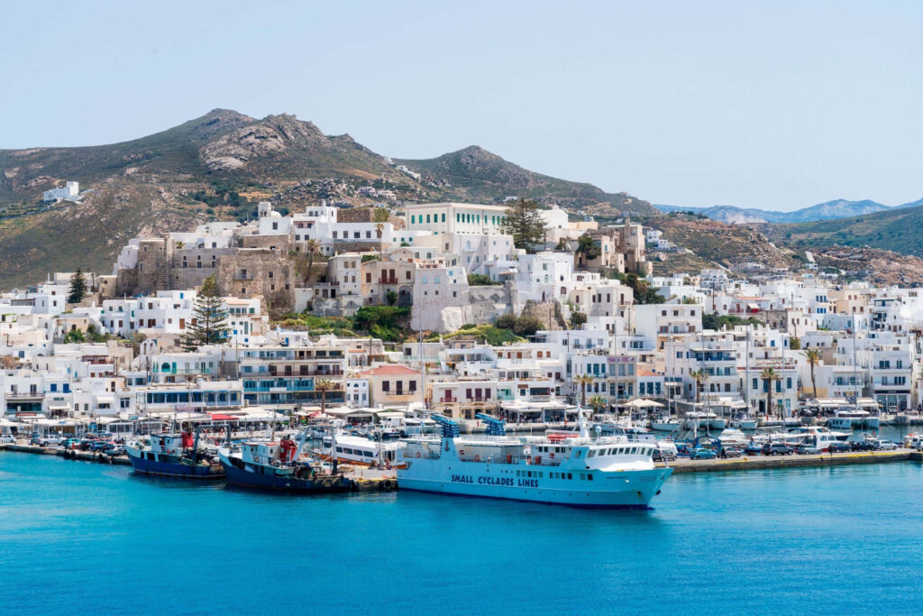 Stunning Greek Island Wallpaper: Whitewashed Homes & Aegean Sea Views