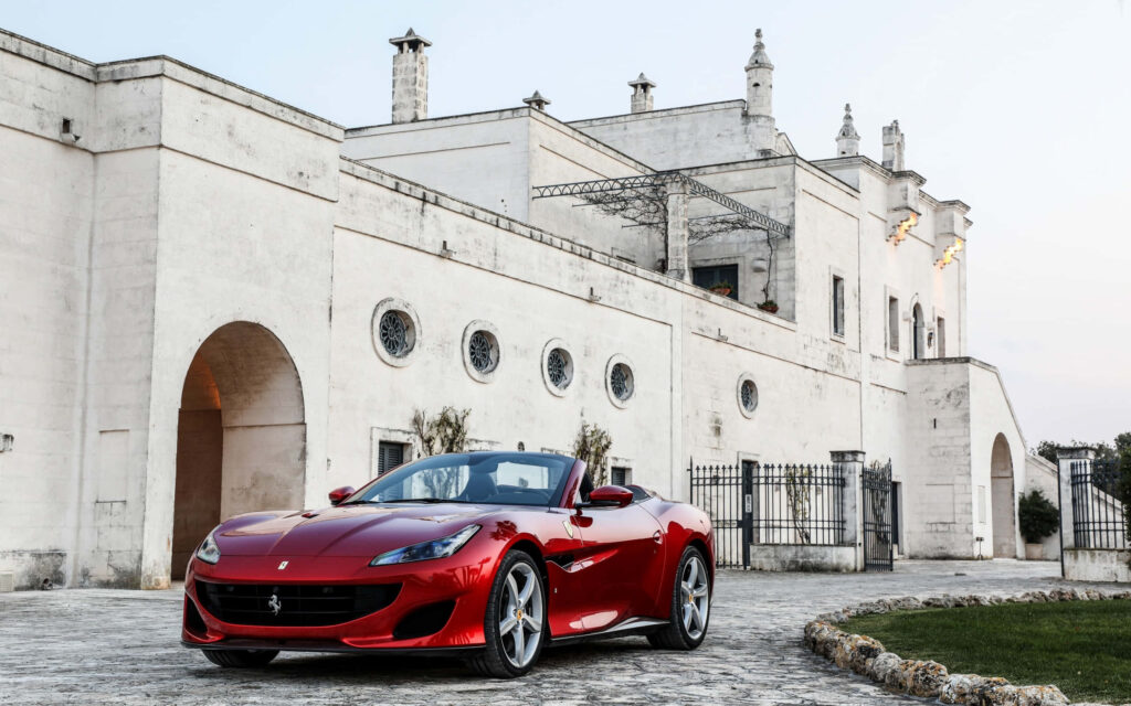 Unveiling the Unmatched Elegance and Thrilling Velocity of the Ferrari Portofino - An Epitome of Automotive Exclusivity! Wallpaper