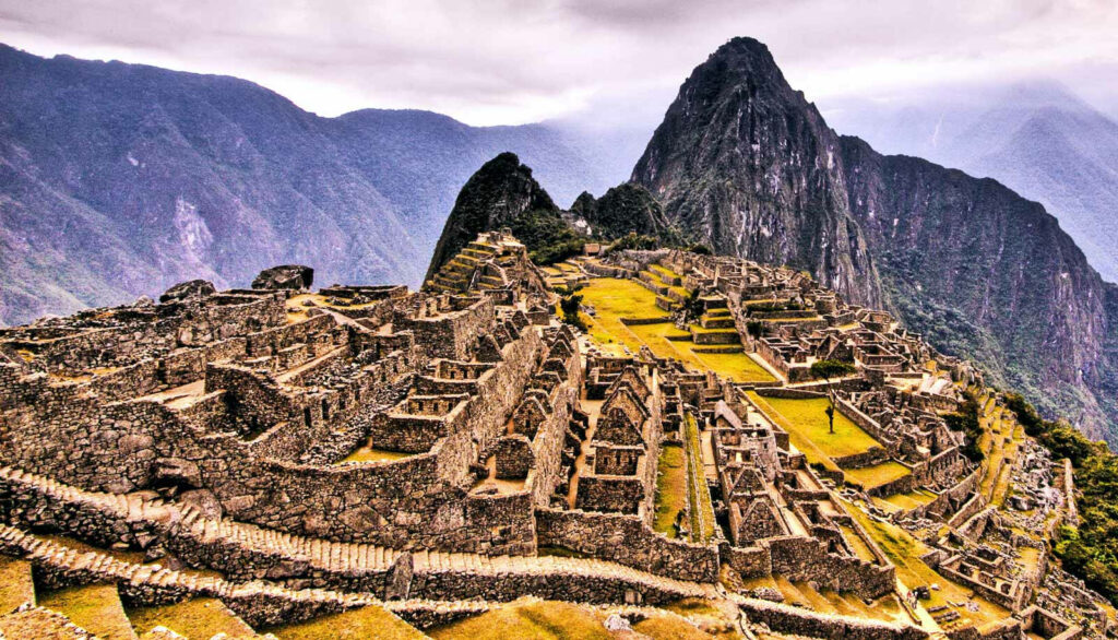 Breathtaking Machu Picchu Wallpaper: Ancient Incan Citadel Background