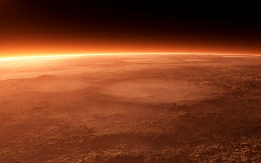 Breathtaking Mars Wallpaper: Mysterious Rugged Red Planet Views