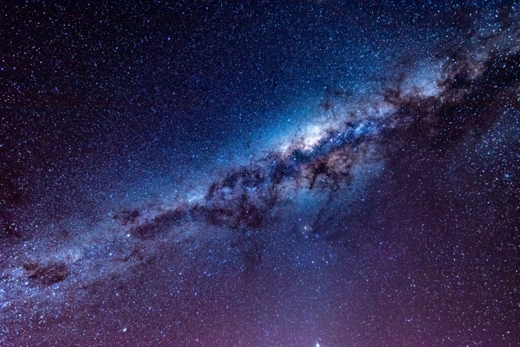 Stunning Milky Way Wallpaper: Ethereal Starry Sky Background