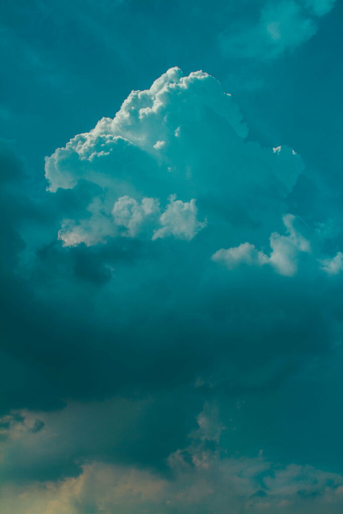 Stunning HD Phone Wallpaper: Serene Nature & Dramatic Cloudscape