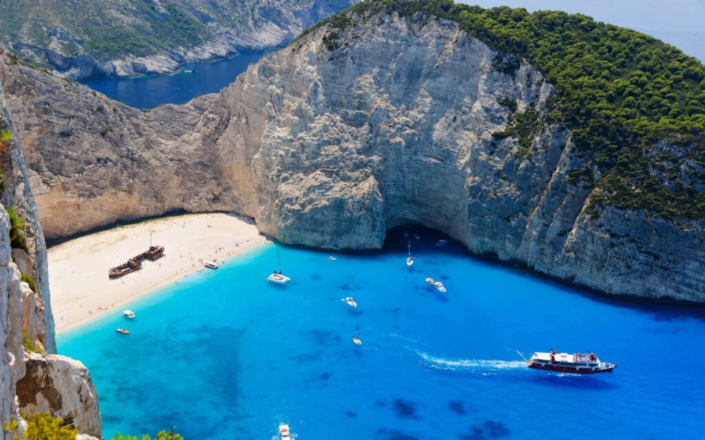 Breathtaking Navagio Beach Wallpaper: Iconic Shipwreck & Turquoise Waters