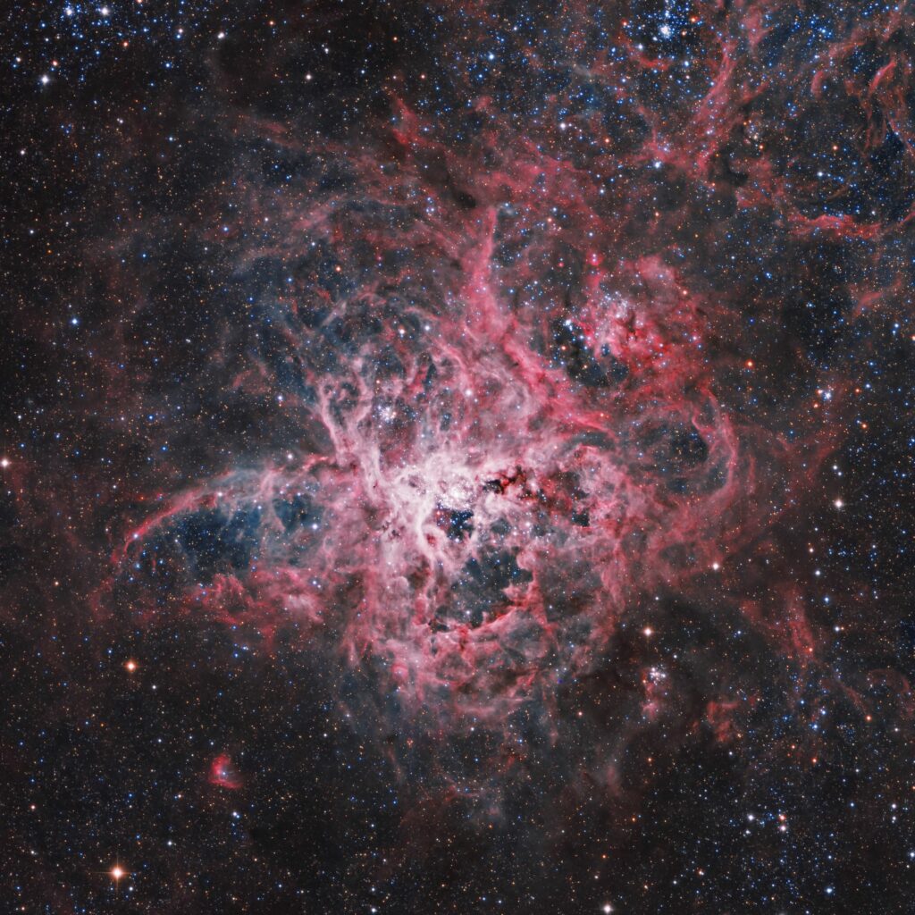 Luminous Nebula Wallpaper: Mesmerizing Galactic Scene in Deep Space