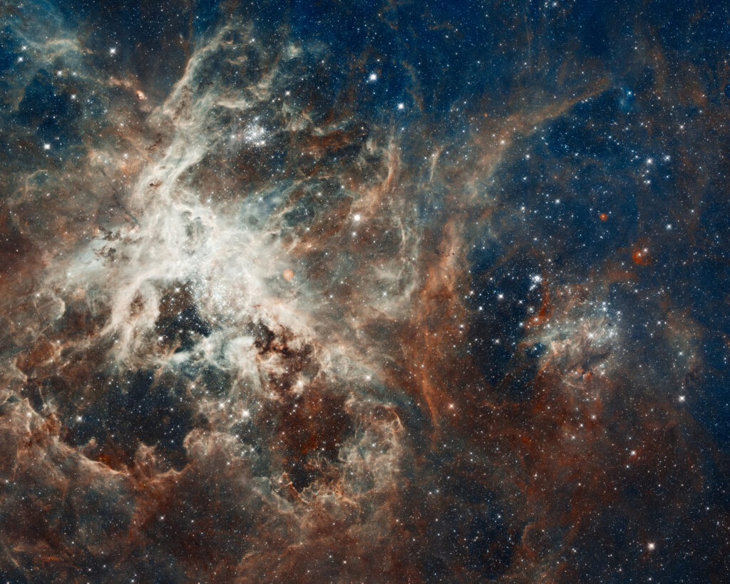 Breathtaking Star-Forming Nebula Wallpaper - Cosmic Landscape Beauty